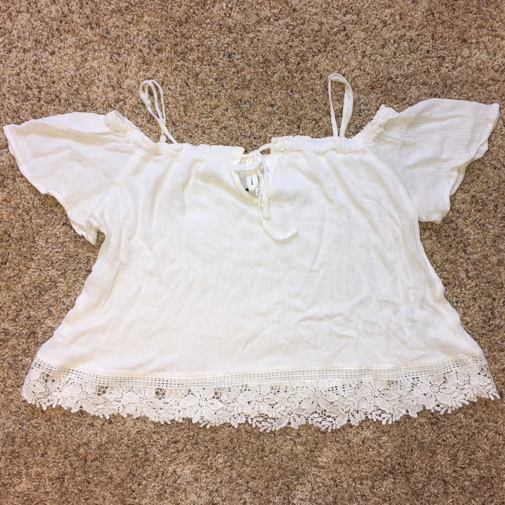 Off the shoulder shirt